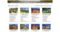 Desktop Screenshot of gramadoecanela.com.br